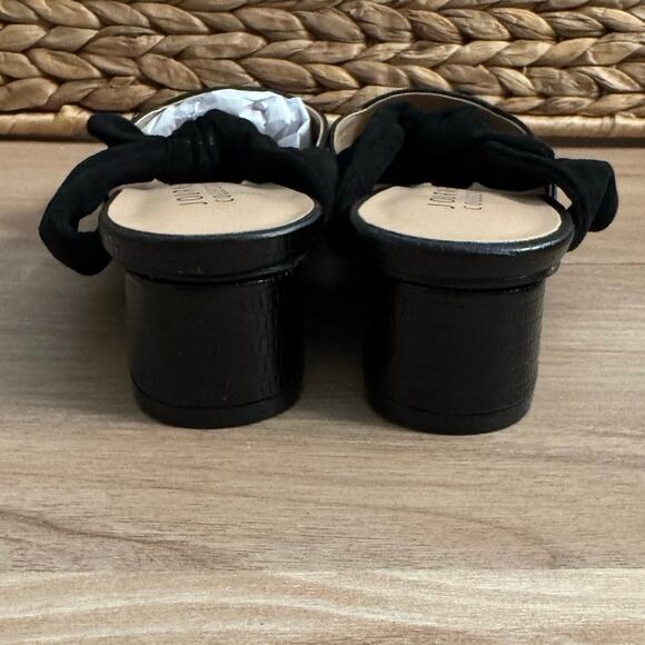 NIB! Journee Collection MELORA LOW BLOCK HEELS IN VEGAN LEATHER - Picture 10 of 13